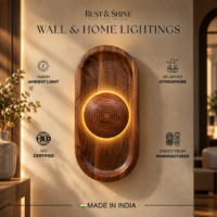 Rust & Shine Halo Arch Wall Light - Image 3