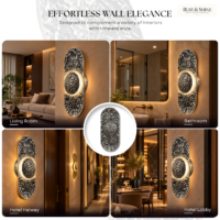 Rust & Shine Silver Wall Light - Image 7