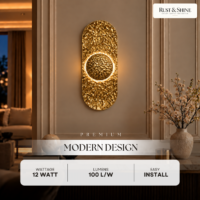 Rust & Shine Gold Wall Light