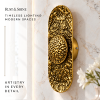Rust & Shine Antique Gold Wall Light - Image 5