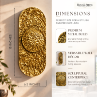 Rust & Shine Gold Wall Light - Image 4