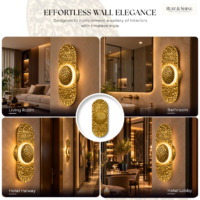 Rust & Shine Gold Wall Light - Image 3