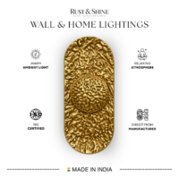 Rust & Shine Gold Wall Light - Image 2