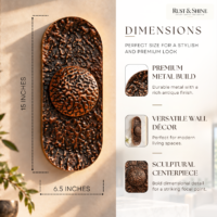 Rust & Shine Bronze Wall Light - Image 3
