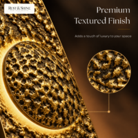 Rust & Shine Antique Gold Wall Light - Image 2