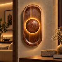 Rust & Shine Halo Arch Wall Light