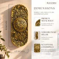 Rust & Shine Antique Gold Wall Light - Image 4