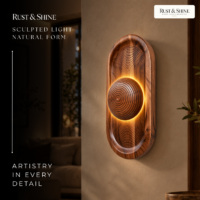 Rust & Shine Halo Arch Wall Light - Image 2