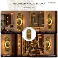 Rust & Shine Antique Gold Wall Light - Image 3