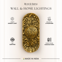 Rust & Shine Antique Gold Wall Light - Image 8